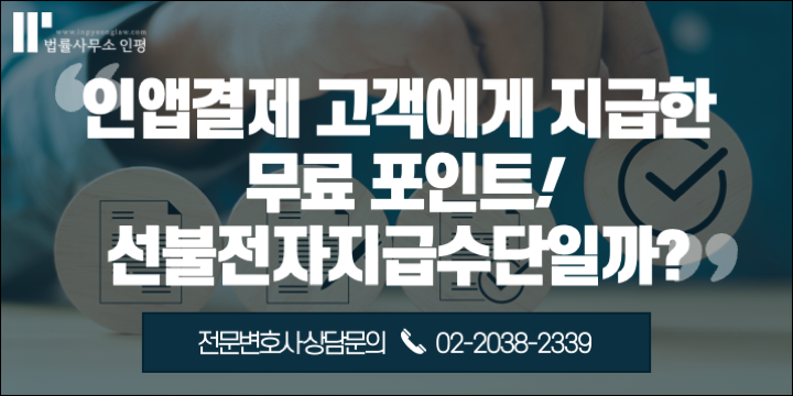 선불전자지급수단 발행업 - 이용약관 작성, 검토 전문변호사
